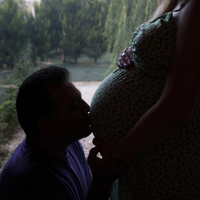 عکس دو نفره بارداری | عکاسی کودک مهناز