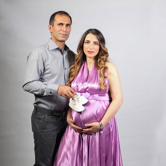 عکس بارداری دوتایی | عکاسی کودک مهناز